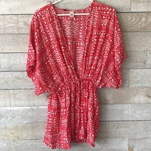 Victoria’s Secret Hearts swimsuit Cover Up Kimono Robe